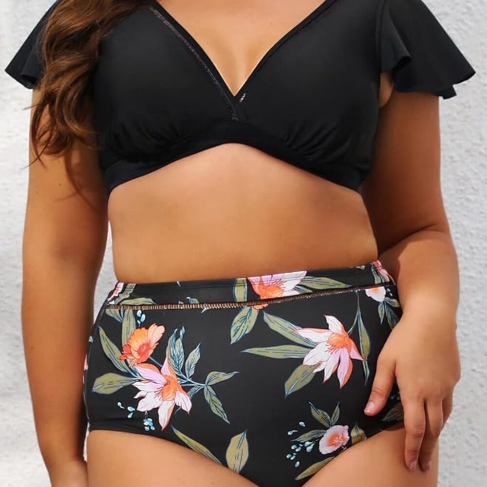 CUPSHE HIGH WAISTED SWIM BOTTOMS